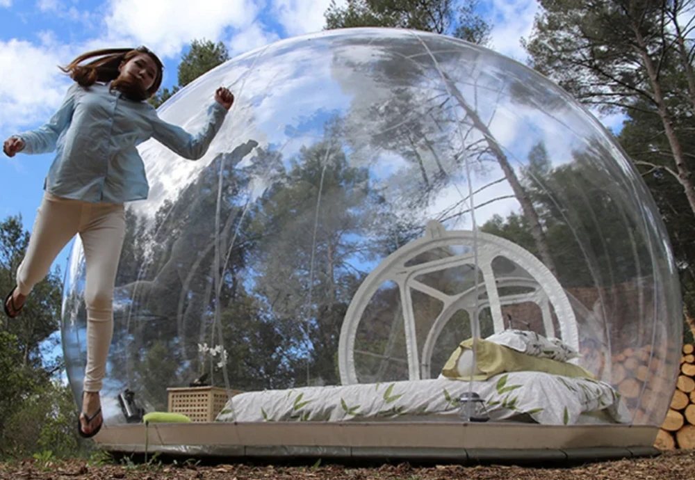 bubble tent dinner party